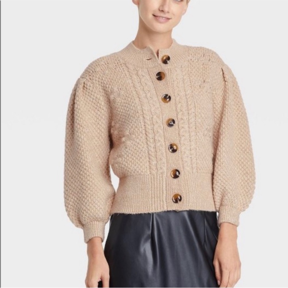 Who What Wear Puff Sleeve Sweater